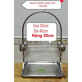 1 cầu đứng trung (40*30*55) cho vẹt đứng (cockateil, Monk, Lory, Caique, Ngực hồng, Sun, Xích Thái, Greencheck (chưa bao gồm xích chân)