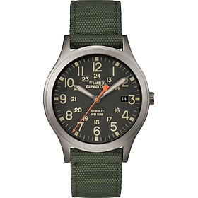 Timex Unisex TW4B13900 Expedition Scout 36 Green/Black Nylon Strap Watch
