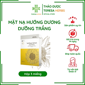 Mặt Nạ Sợi Sinh Học Bio Cellulose Trắng Sáng Chiết xuất Mầm Hoa Hướng Dương