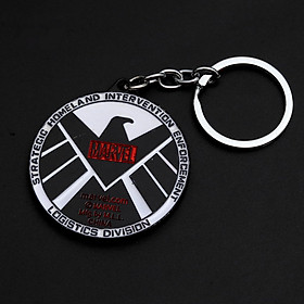 Móc khóa siêu anh hùng - huy hiệu - Nhiều màu