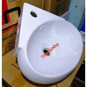 Lavabo góc giá rẻ treo tường đặt bàn siêu nhỏ,Made in Việt Nam