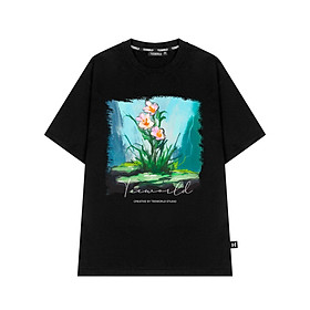 Áo Thun Local Brand Teeworld Flower T-shirt Trắng Đen Nam Nữ Form Rộng Unisex