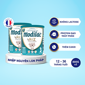 Combo 2 Sữa bột Modilac Expert Riz 3 800g