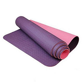 Thảm Tập Yoga Eco Friendly TPE 6mm 2 Lớp Tặng Kèm Túi Đựng Thảm