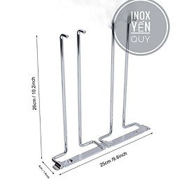 Mua Giá Treo Ly Vang Gắn Tủ Bếp Tiện Lợi