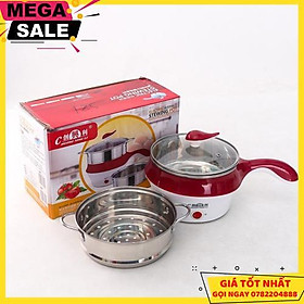 Mua Nồi Lẩu Điện Mini Có Tay Cầm Tặng Kèm Combo 4 Khăn Lau Bếp Tiện Lợi - Giao Màu Ngẫu Nhiên - Giao Hàng Toàn Quốc