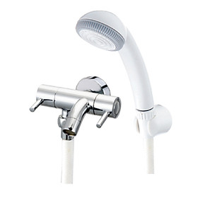 Mua Vòi sen tắm lạnh gắn tường Caesar S043CP  tay dây sen nhựa (bao gồm củ sen và tay dây )