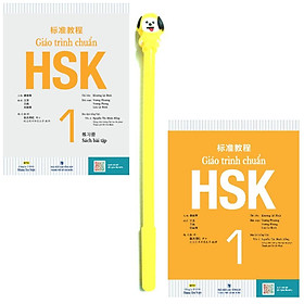 Combo Giáo Trình Chuẩn HSK 1 - Bài Học (Kèm 1 MP3) và Giáo Trình Chuẩn HSK 1 - Bài Tập (Kèm 1 MP3) ( Tặng Kèm Viết )