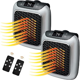 Mua Máy sưởi điện mini gia đình 800W  bộ điều chỉnh nhiệt sưởi ấm mùa đông  vộ phát nhiệt treo tường nhỏ gọn  có điều khiển từ xa  hẹn giờ  máy sưởi tức thì  yên tĩnh - Hàng chính hãng