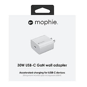 Sạc nhanh dành cho iPhone Mophie PD 30W USB-C - Hàng chính hãng