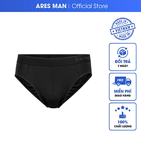 Quần lót nam - quần sịp nam Ares man cao cấp chất thun lạnh mềm mịn kháng khuẩn TG Ares man 2.0 - Đen - XL