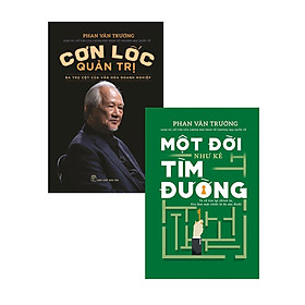 Combo Cơn Lốc Quản Trị - Ba Trụ Cột Của Văn Hóa Doanh Nghiệp + Một Đời Như Kẻ Tìm Đường (Bộ 2 Cuốn) _TRE