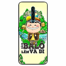 Ốp lưng in cho Oppo Reno 2F Mẫu Xách Balo Lên Nam