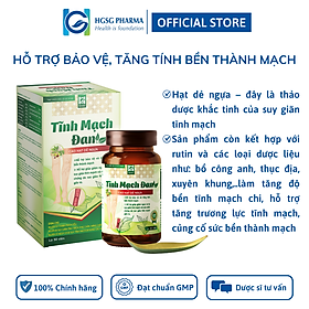 Viên uống hỗ trợ bền thành mạch, lưu thông tuần hoàn TĨNH MẠCH ĐAN (Hộp 30 viên)