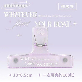 U-Trends Kẹp Giấy Nhựa ROSY POSY Tím RPY24 60020907