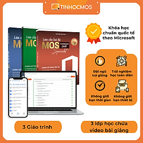 Ảnh bìa Combo 2 môn Khóa Ôn Thi chứng chỉ MOS 2016 (Kèm video bài giảng) - tinhocmos