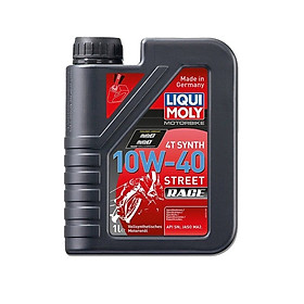 Nhớt Liqui Moly 4T Synth 10W40 Street Race nhớt tổng hợp (950027)