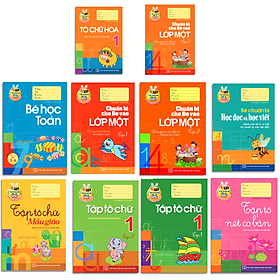 Sách Chuẩn bị cho bé vào lớp 1( Túi 10 Cuốn)