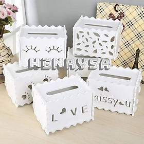 Mua Hộp Đựng Khăn Giấy Màu Trắng Kiểu Dáng Sáng Tạo Tiện Lợi - Henrysa