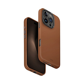 Ốp Lưng UNIQ LYDEN Cho iPhone 16 Pro/ 16 Pro Max Vỏ Da Thuần Chay Cao Cấp Có Vòng Sạc Không Dây Hàng Chính Hãng