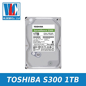 Ổ cứng Toshiba S300 1TB Surveillance HDD dùng cho đầu ghi camera - Hàng Chính Hãng