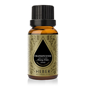 Tinh Dầu Hương Trầm Frankincense Essential Oil Heber | 100% Thiên Nhiên Nguyên Chất Cao Cấp | Nhập Khẩu Từ Ấn Độ | Kiểm Nghiệm Quatest 3 | Xông Thơm Phòng | Hương Dịu Nhẹ