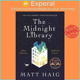 Sách - The Midnight Library by Matt Haig (UK edition, hardcover)
