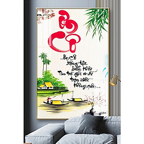 Mua Tranh treo tường tráng gương tri ân thầy cô 3 tặng kèm đinh 3 chân