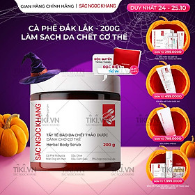 Tẩy tế bào da chết thảo dược dành cho cơ thể Sắc Ngọc Khang hũ 200g
