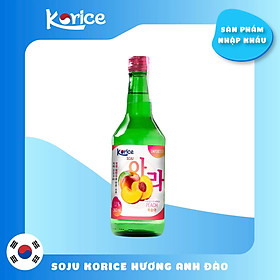 Rượu Soju Korice hương Đào 12% 360ml