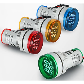Mua Đèn báo có hiển thị vôn  báo ampe  báo pha  đèn có còi phi 22mm điện áp từ 50V-380V