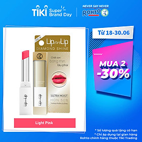 Son Nhũ Trang Điểm Dưỡng Tối Ưu Lip On Lip Diamond Shine 2.2g