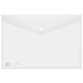 Bìa Nút Nhựa Elephant 425F - Màu Trắng