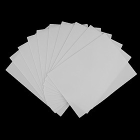 10pcs 6*8in/15x20cm Plain Blank Tattoo Practice Skin Training Learning Sheet for Machine Supply Double Sided