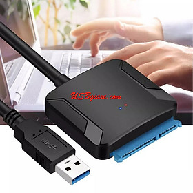  Bộ Chuyển Đổi Cáp Ổ Cứng USB SATA III Đen (3.0) 【USBgiare,Com】