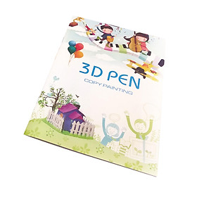 DIY 3D Pen Template Book For 3D Printing Pen Drawing Stencils 40 Drawing Pattern With a Free Transparent Template