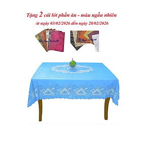 Khăn Trải Bàn PAULEE - FY 116 (135 x 180 cm), nhựa PVC dẻo, không thấm nước, dễ vệ sinh