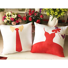 Mua Cặp vỏ gối đôi 45-45cm Áo cưới