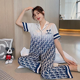 Bộ lụa mặc nhà Quảng Châu cao cấp lụa tơ siêu mềm mại
