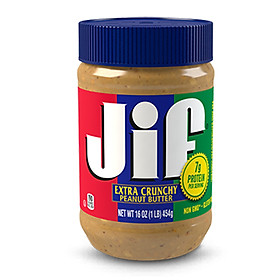 Bơ Đậu Phộng Hạt Jif (454g)