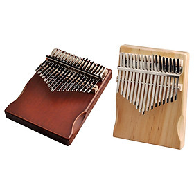 2x  Thumb Piano 17 Keys Musical Instruments,Finger Piano Gifts Coffee