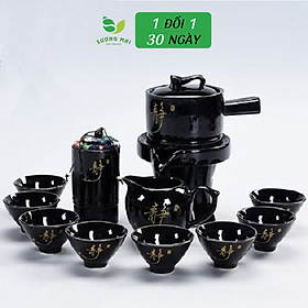Mua Bộ ấm chén pha trà cối xay 10 món Kim Sa