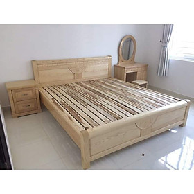 Mua Giường ngủ bằng gỗ sồi nga cao cấp
