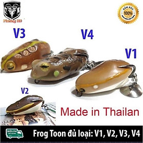 Mồi Câu Lure Frog Toon V1 V2 V3 V4 Thái Lan Chuyên Câu Lure Siêu Nhậy MG10 đồ câu FISHING_HD