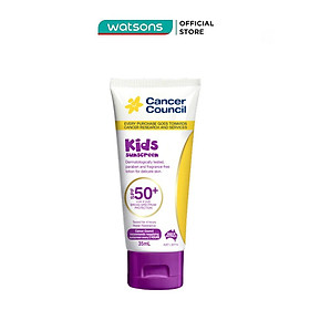 Kem Chống Nắng Cancer Council Kids Dành Cho Trẻ Em SPF50+ UVA-UVB 35ml