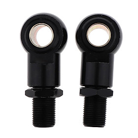 2Pcs Eye Adapters For Motorcycle Scooter Shock Absorber - Black