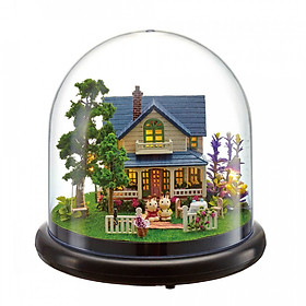 Nhà búp bê lắp ghép có nhạc Romantic Manor