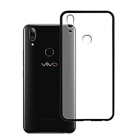 Ốp lưng Vivo V9 / Vivo Y85 - Bề mặt nhám chống vân tay, lưng cứng, viền TPU dẻo - 02074 - Hàng Chính Hãng
