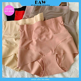 Quần Lót Nữ, Quần Gen Nịt Bụng Eo Thon, Quần Ghen Chống Cuộn Cạp Cao Giảm Eo Và Mỡ Bụng Sau Sinh QG6 - hồng - one size 40-60kg