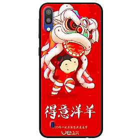 Ốp lưng in cho Samsung M10 Mẫu Múa Lân
